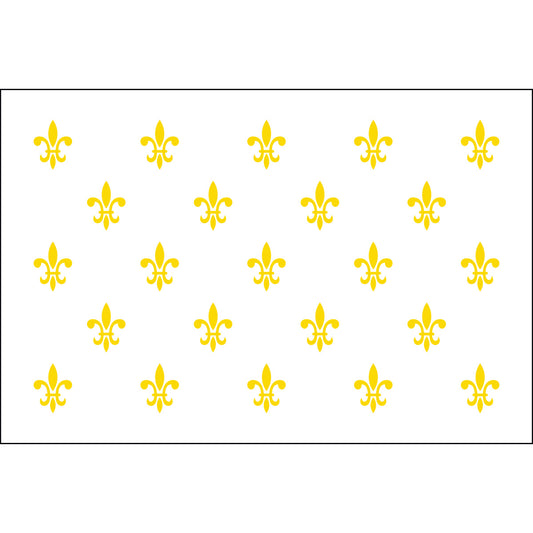 4x6 23 French Fleur de lis Historical Nylon Flag