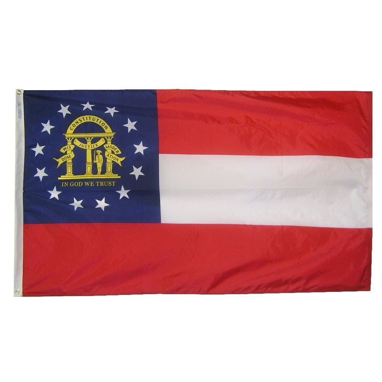 12"x18" Georgia State Outdoor Nylon Flag