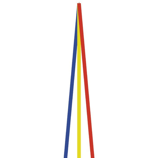 12' Red, Yellow, & Blue Kite Tail Streamer