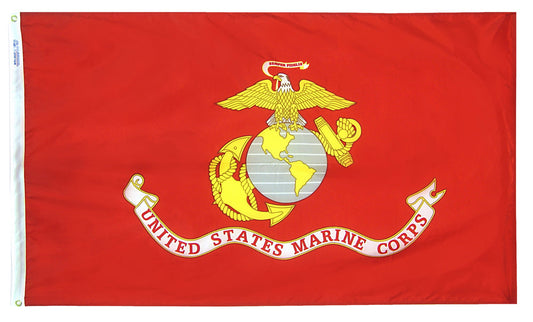 12"x18" US Marine Corps Outdoor Nylon Flag