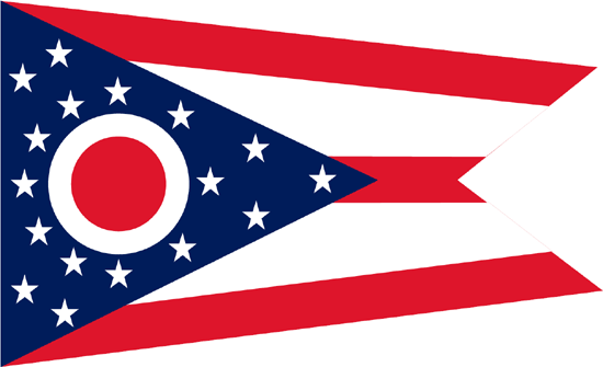 3x5 Ohio State Outdoor Nylon Flag