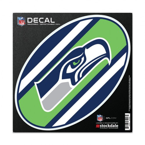 6" Seattle Seahawks All-Surface Striped Decal