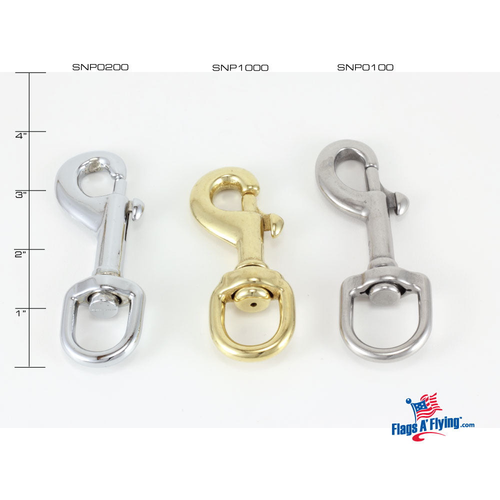 Flag Snap Rings Brass Swivel Flag Snap for flags up to 5'x8'