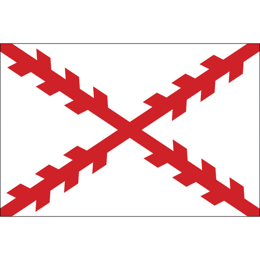 3x5 Spanish Cross of Burgundy Historical Nylon Flag