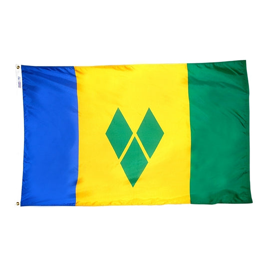 3x5 St Vincent & Grenadines Outdoor Nylon Flag