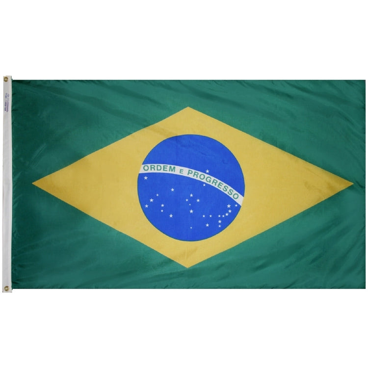 12"x18" Brazil Outdoor Nylon Flag
