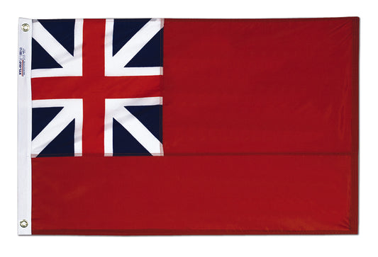 12"x18" British Red Ensign Historical Nylon Flag
