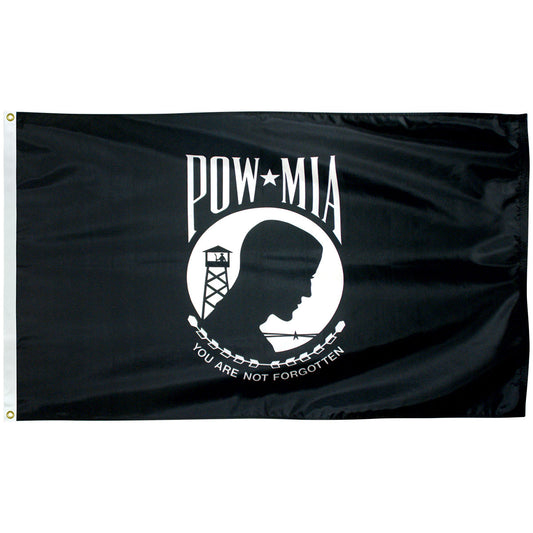 6x10 POW/MIA Outdoor Nylon Flag - Single Reverse